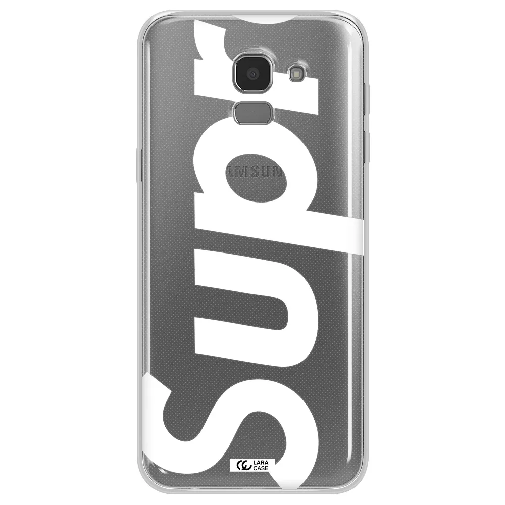 Big Supreme Samsung J6 Clear TPU Case