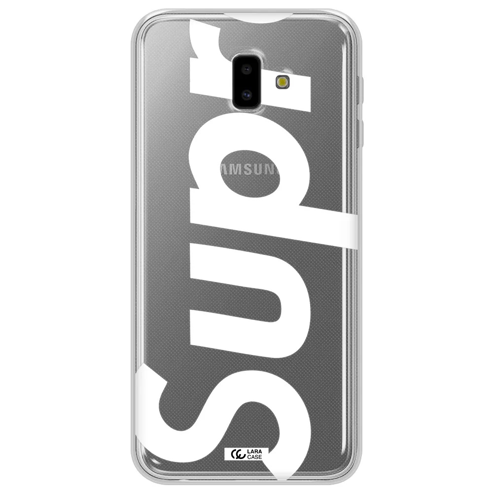 Big Supreme Samsung J6 Plus Clear TPU Case