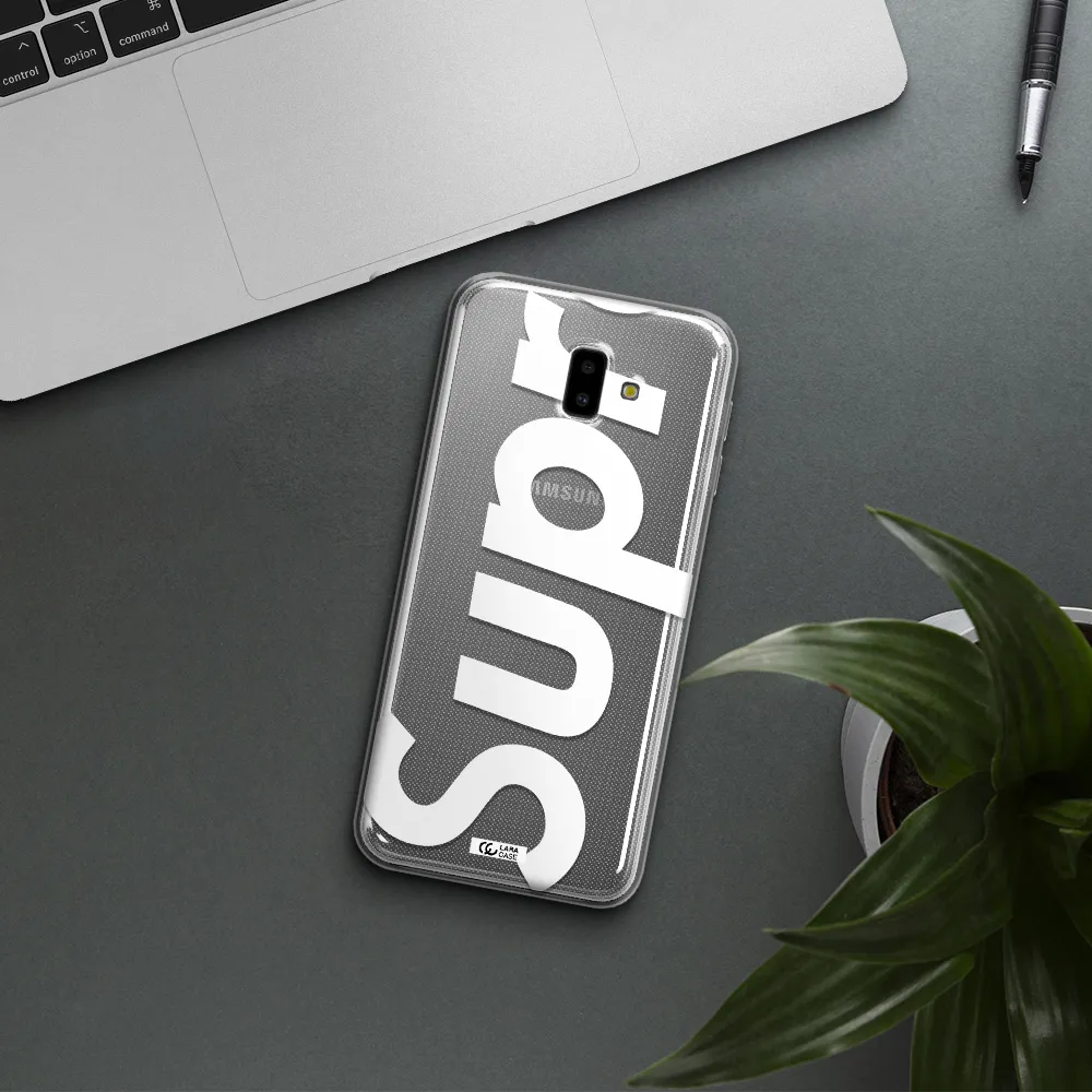 Big Supreme Samsung J6 Plus Clear TPU Case