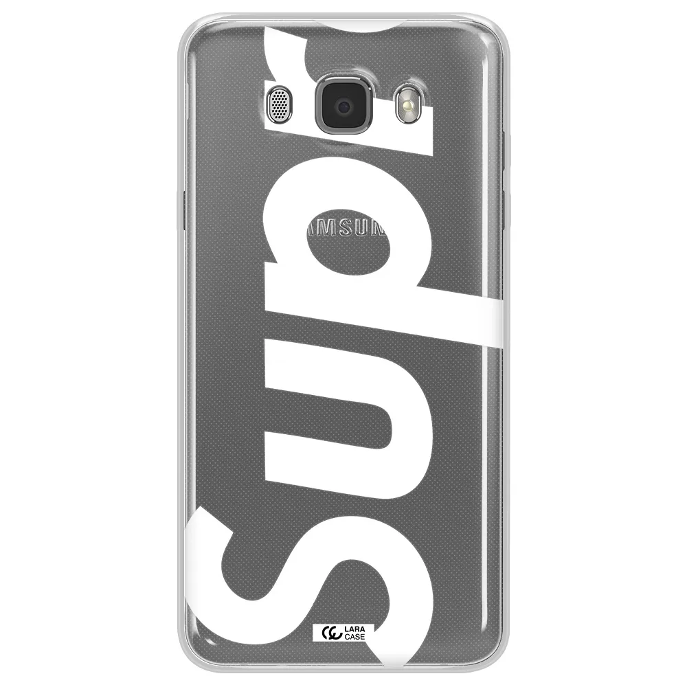 Big Supreme Samsung J7 2016 Clear TPU Case
