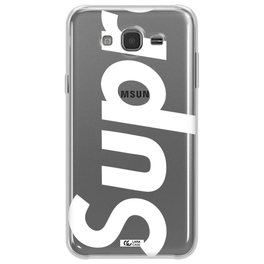 Big Supreme Samsung J7 Core Clear TPU Case
