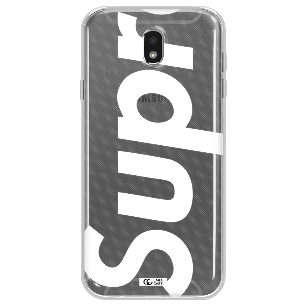 Big Supreme Samsung J7 Pro Clear TPU Case