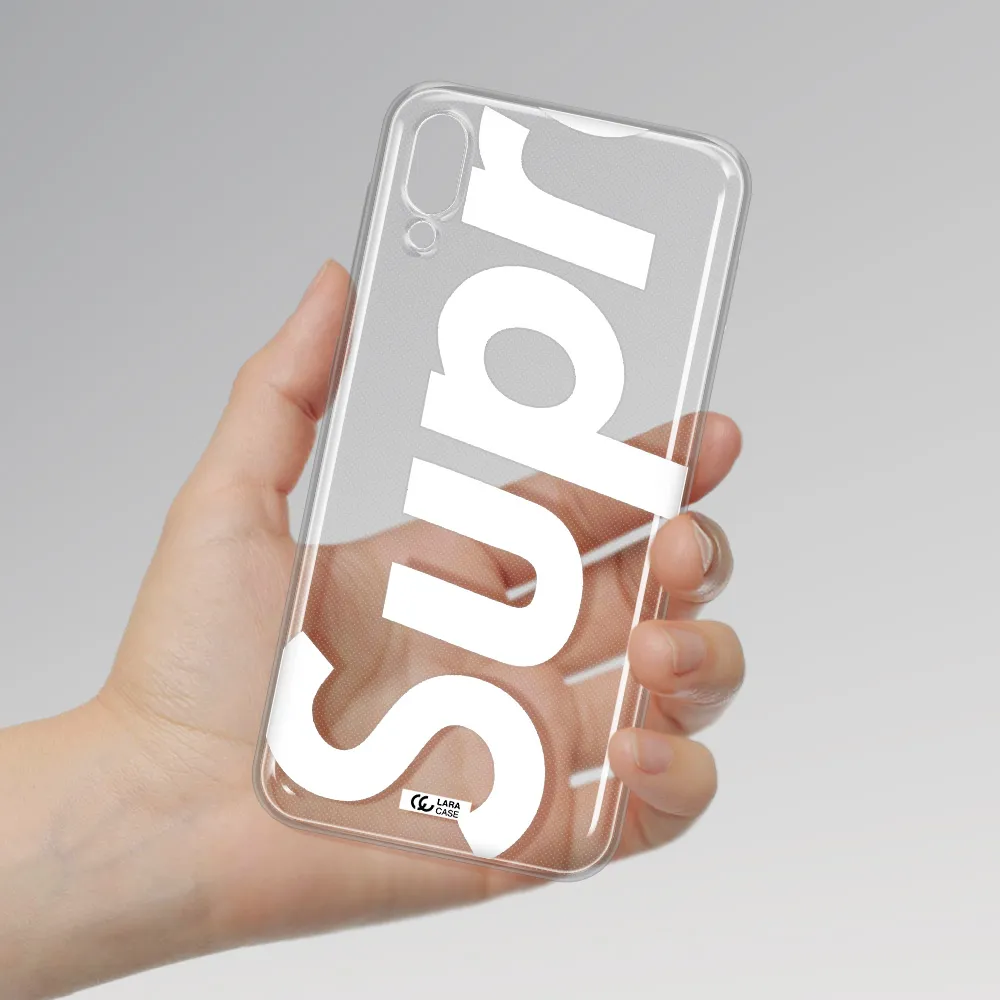 Big Supreme Samsung M10 Clear TPU Case