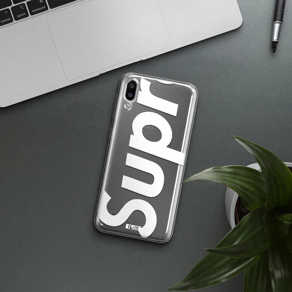 Big Supreme Samsung M10 Clear TPU Case