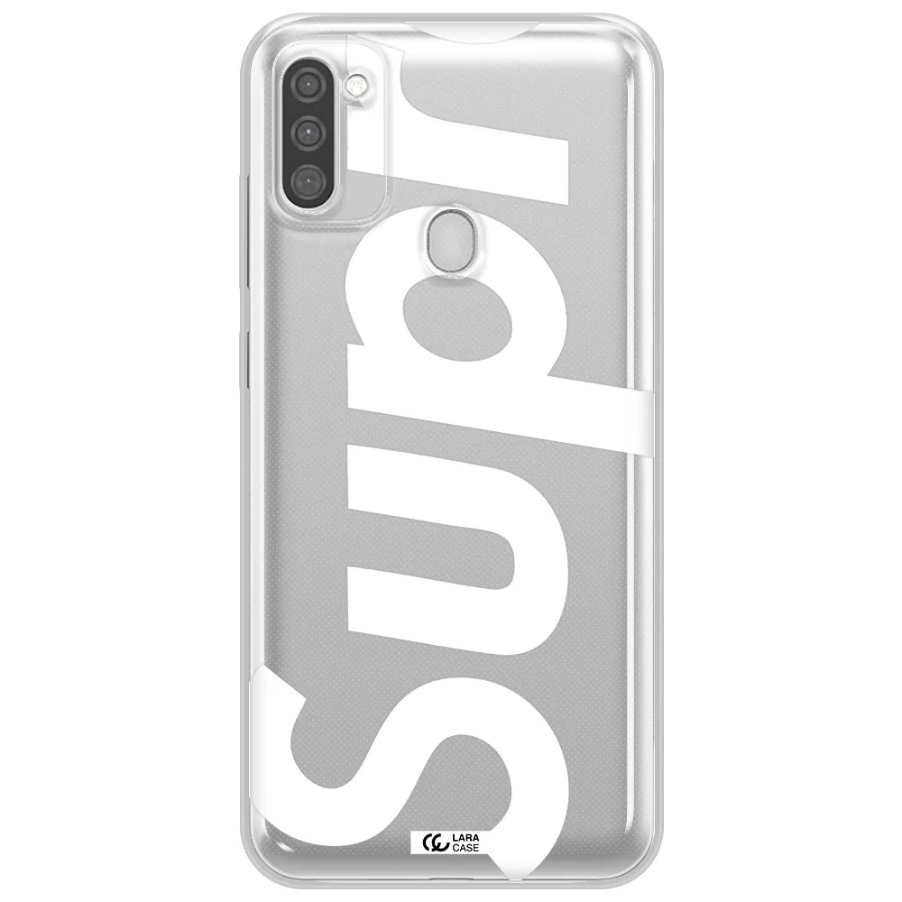 Big Supreme Samsung M11 Clear TPU Case