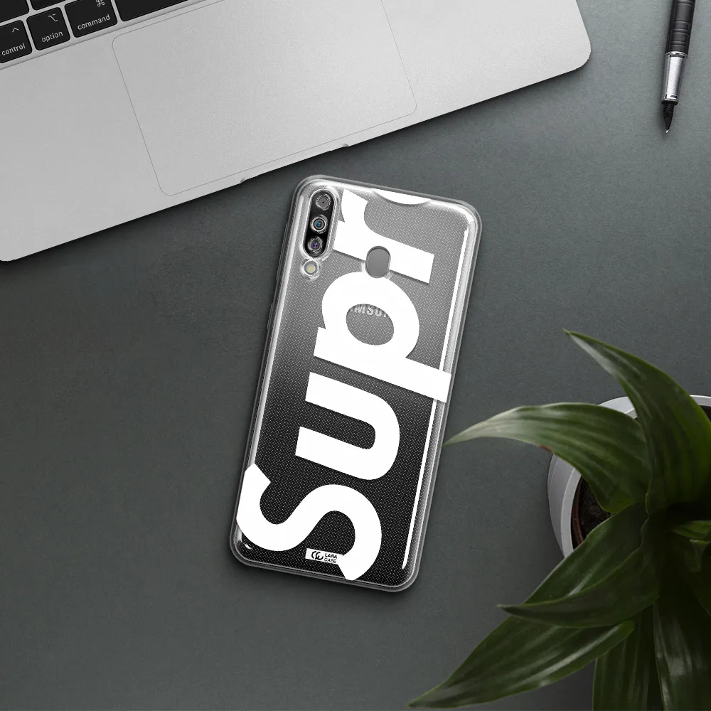 Big Supreme Samsung M30 Clear TPU Case