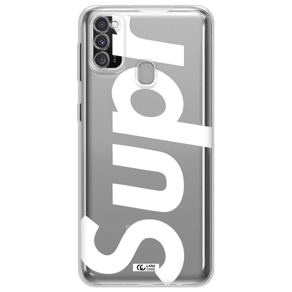 Big Supreme Samsung M30S Clear TPU Case
