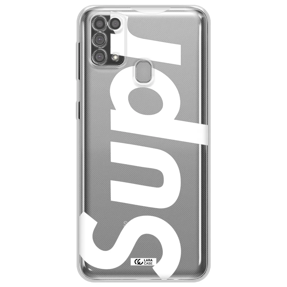 Big Supreme Samsung M31 Clear TPU Case