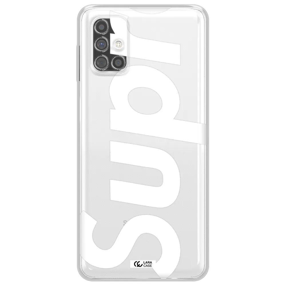 Big Supreme Samsung M31S Clear TPU Case