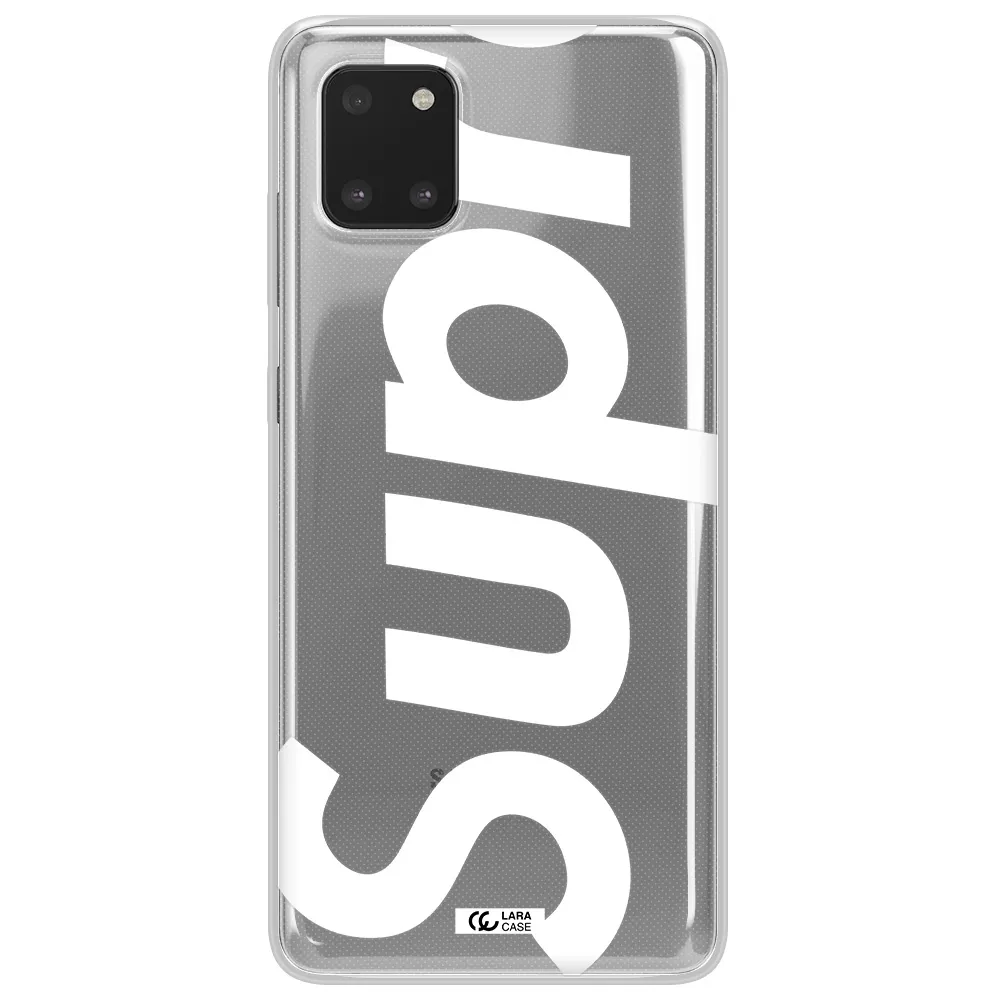 Big Supreme Samsung Note 10 Lite Clear TPU Case