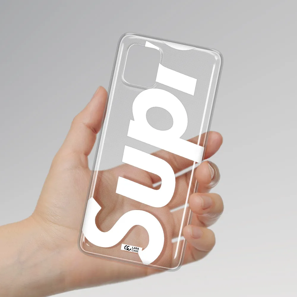 Big Supreme Samsung Note 10 Lite Clear TPU Case