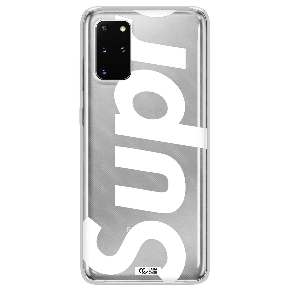 Big Supreme Samsung S 20 Plus Clear TPU Case