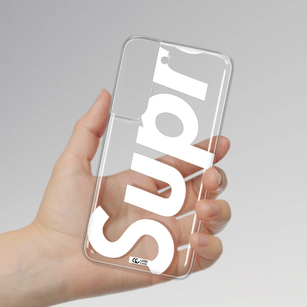 Big Supreme Samsung S 22 Clear TPU Case