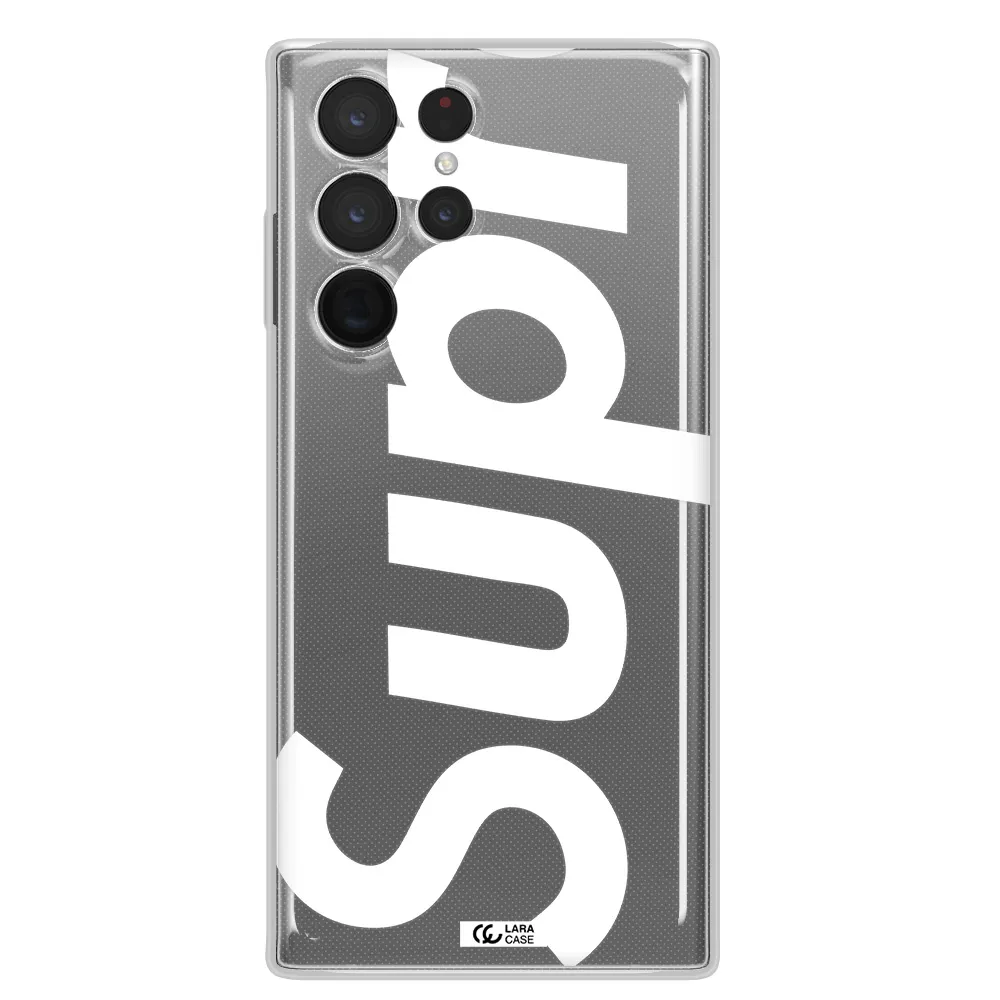Big Supreme Samsung S 22 Ultra Clear TPU Case