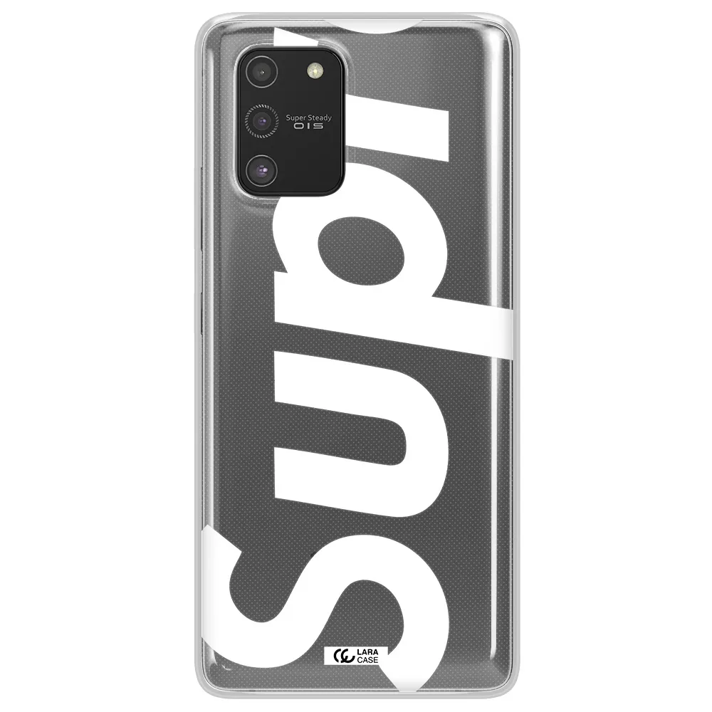 Big Supreme Samsung S10 Lite Clear TPU Case