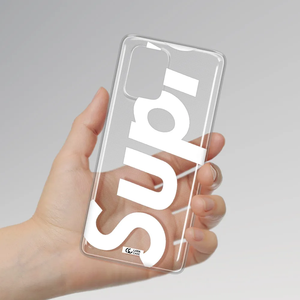 Big Supreme Samsung S10 Lite Clear TPU Case