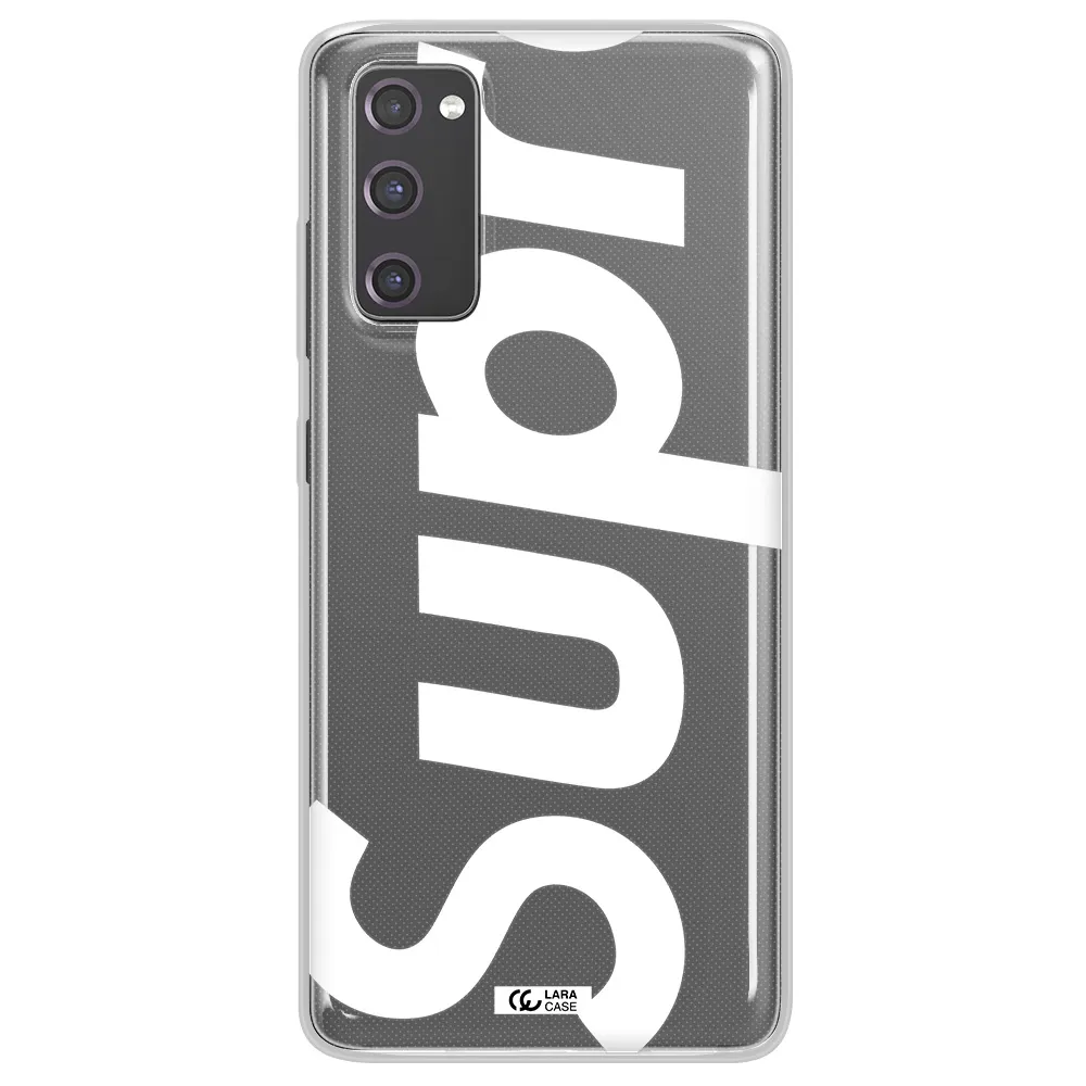 Big Supreme Samsung S20 Fe Clear TPU Case