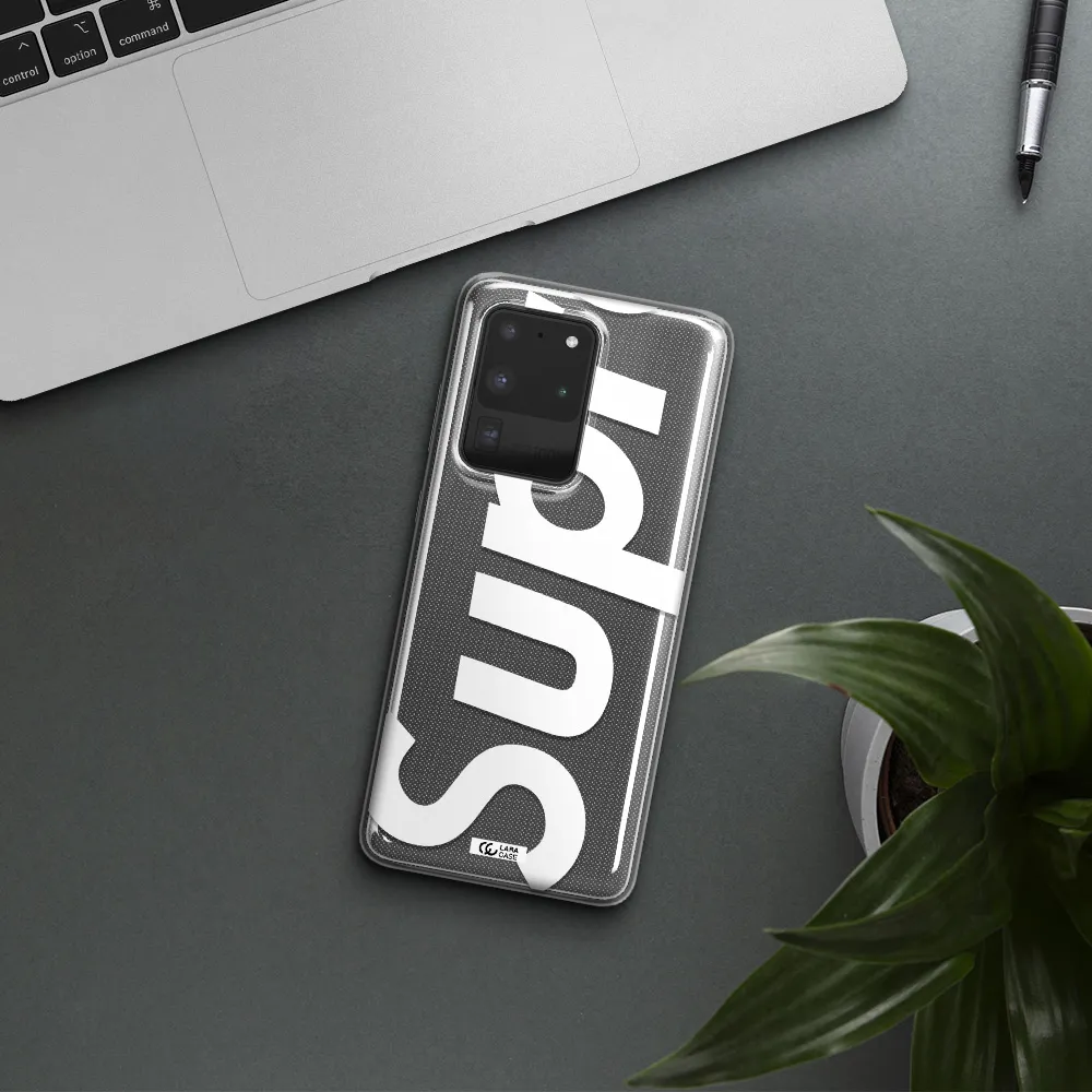 Big Supreme Samsung S20 Ultra Clear TPU Case