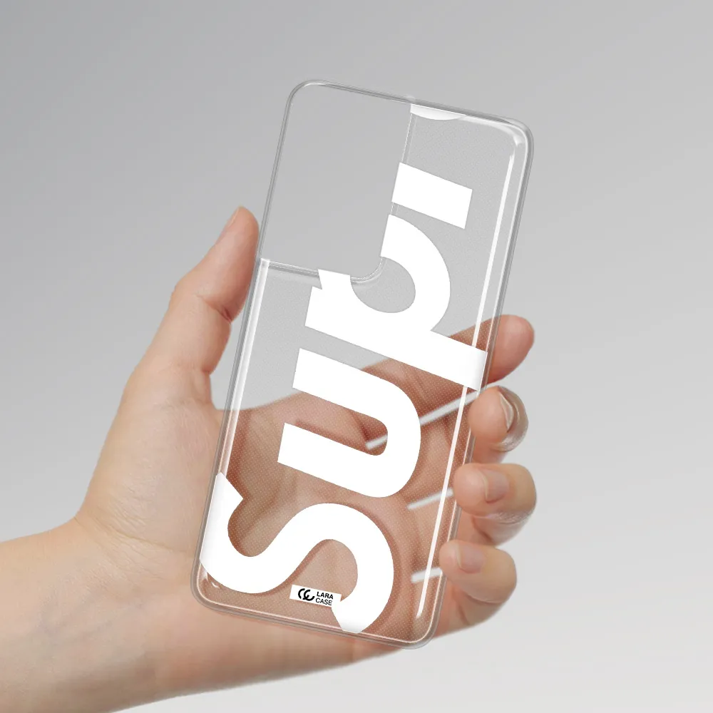 Big Supreme Samsung S21 Ultra Clear TPU Case