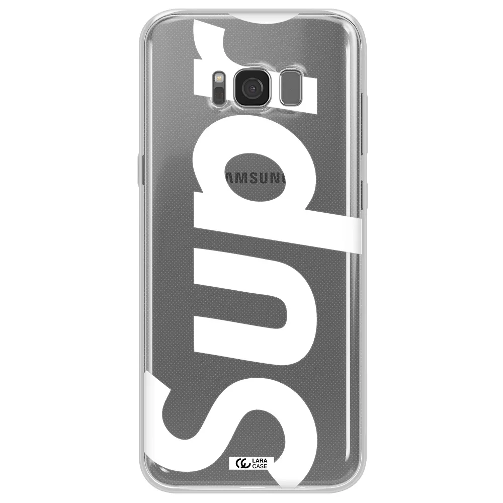 Big Supreme Samsung S8 Plus Clear TPU Case