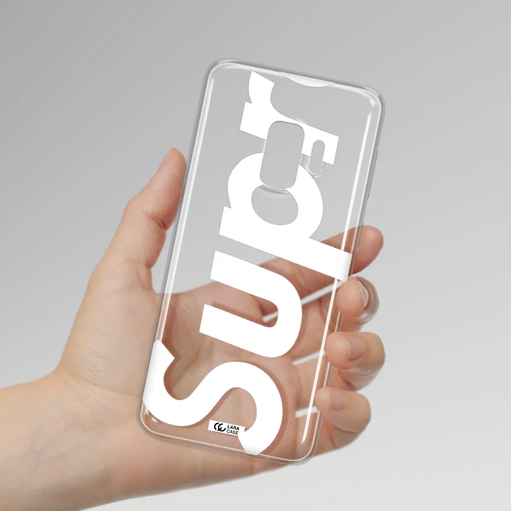 Big Supreme Samsung S9 Clear TPU Case