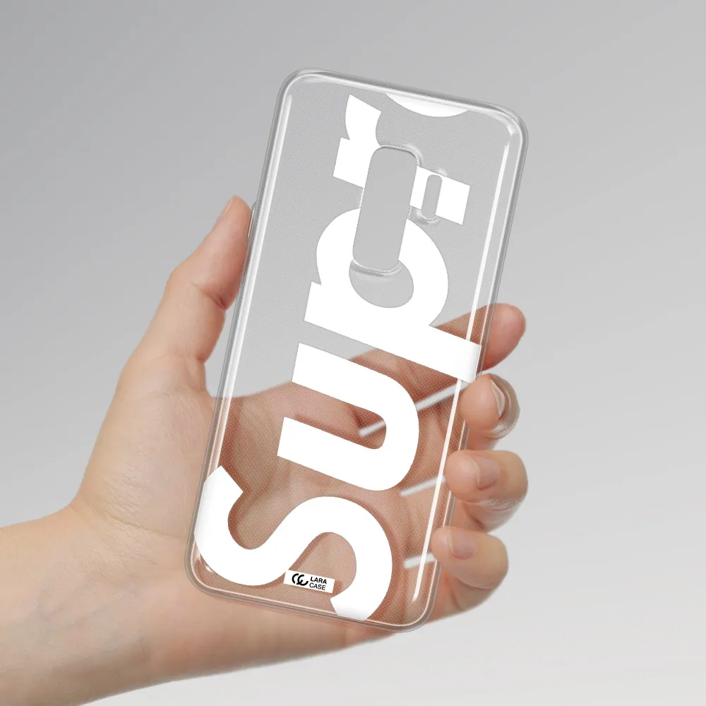 Big Supreme Samsung S9 Plus Clear TPU Case