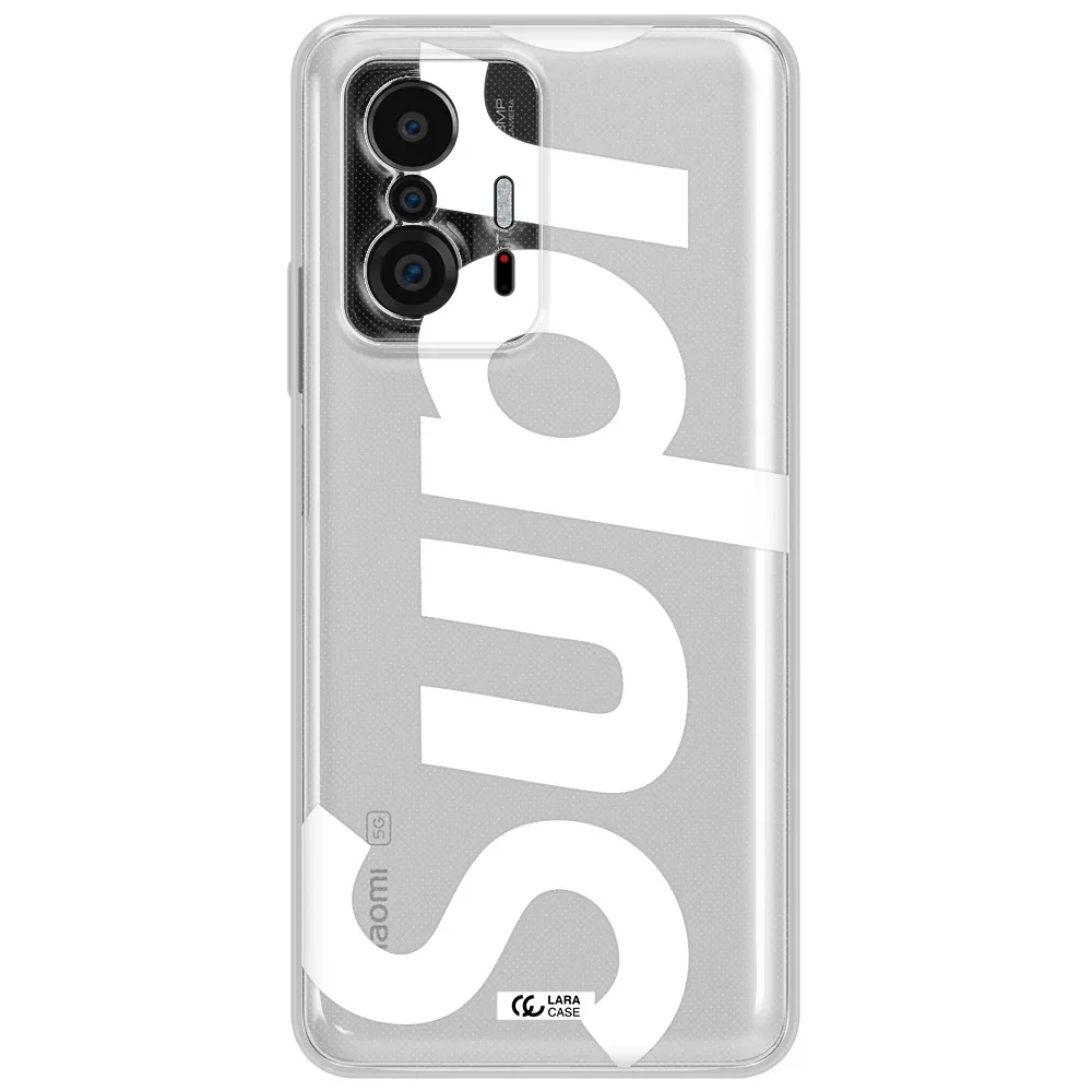 Big Supreme Xiaomi 11T Clear Tpu Case