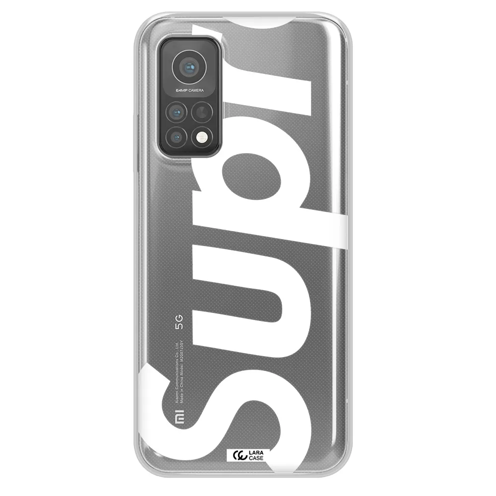 Big Supreme Xiaomi Mi 10 T Pro Clear TPU Case