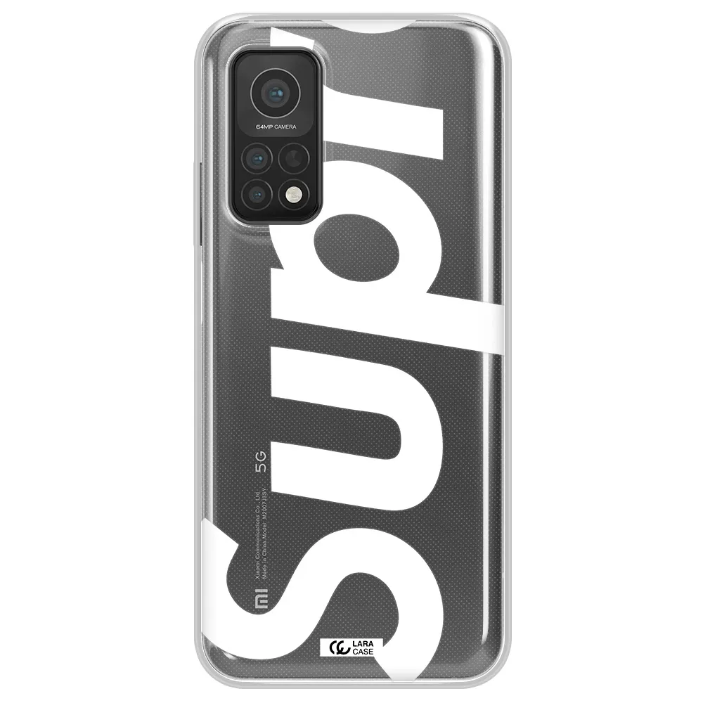 Big Supreme Xiaomi Mi 10T Clear TPU Case