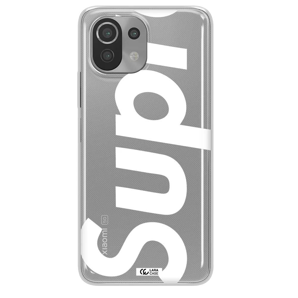 Big Supreme Xiaomi Mi 11 Lite Clear TPU Case