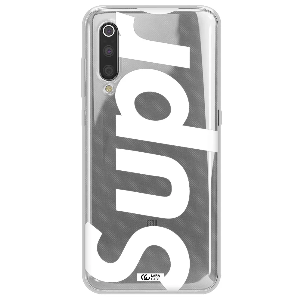 Big Supreme Xiaomi Mi 9 Clear TPU Case