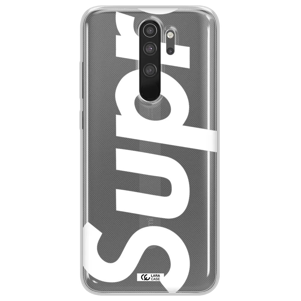 Big Supreme Xiaomi Note 8 Pro Clear TPU Case
