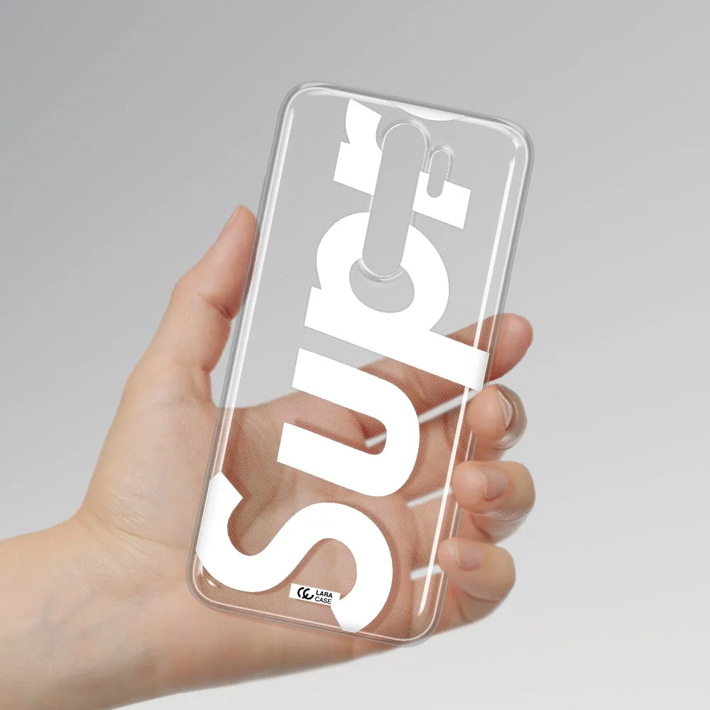 Big Supreme Xiaomi Note 8 Pro Clear TPU Case