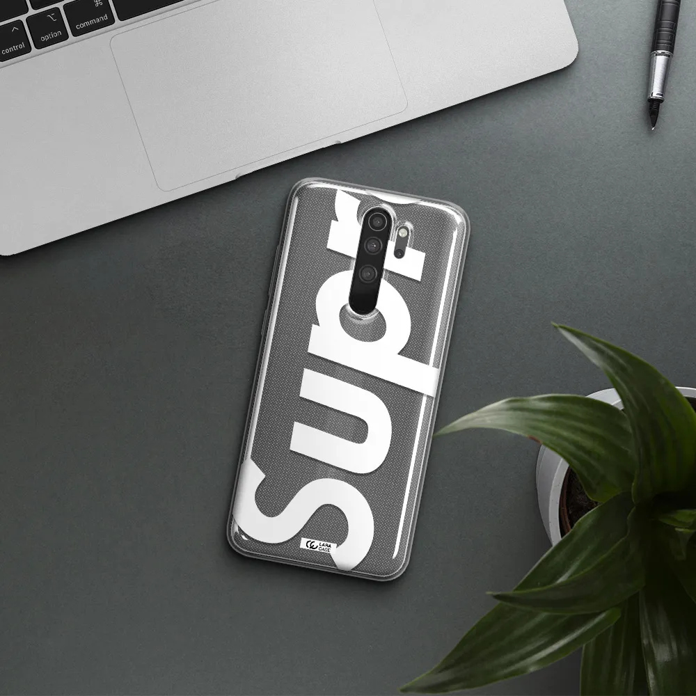Big Supreme Xiaomi Note 8 Pro Clear TPU Case
