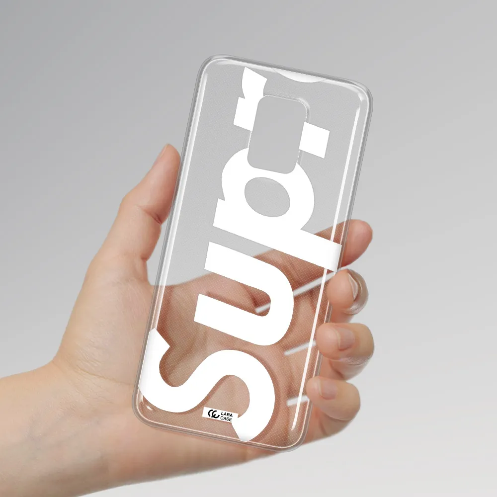 Big Supreme Xiaomi Note 9S Clear TPU Case