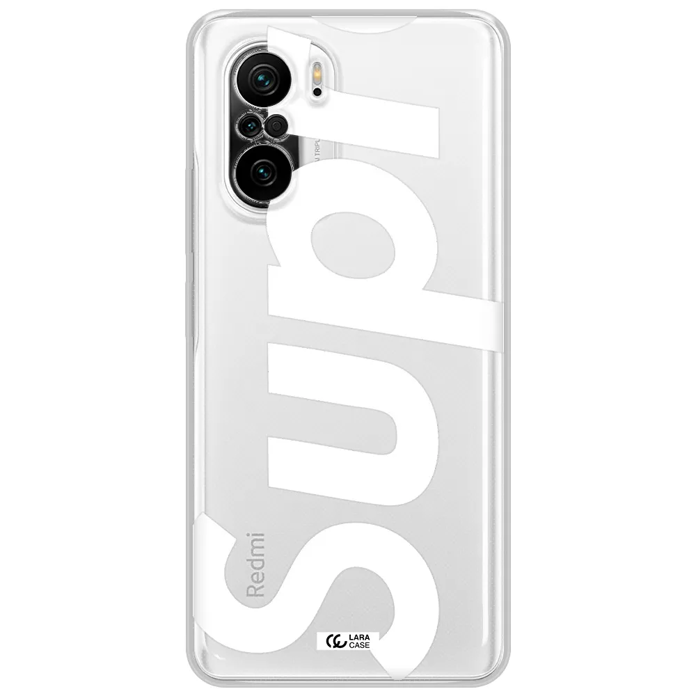 Big Supreme Xiaomi Poco F3 Clear Tpu Case