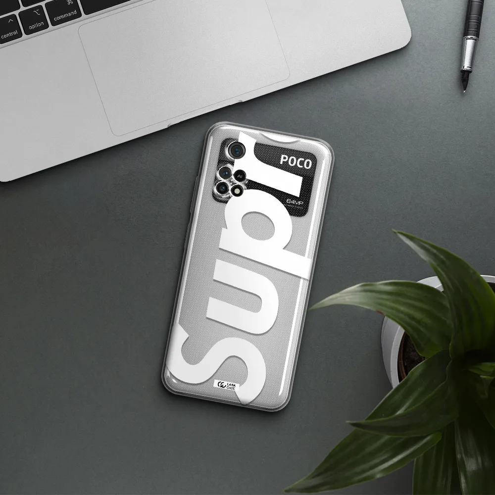 Big Supreme Xiaomi Poco M4 Pro 4G Clear Tpu Case