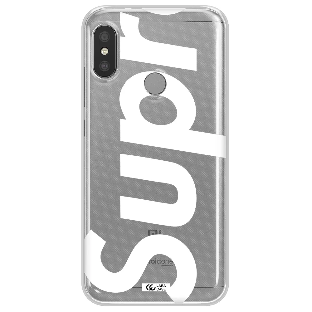 Big Supreme Xiaomi Redmi 6 Pro Clear TPU Case
