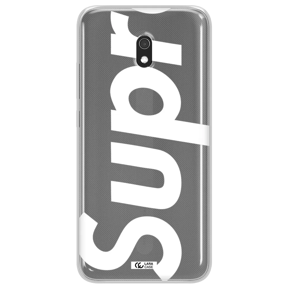 Big Supreme Xiaomi Redmi 8A Clear TPU Case