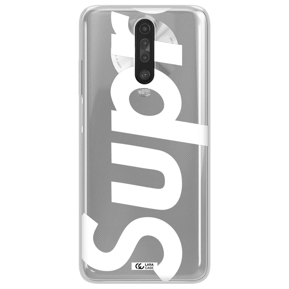 Big Supreme Xiaomi Redmi K30 Clear TPU Case