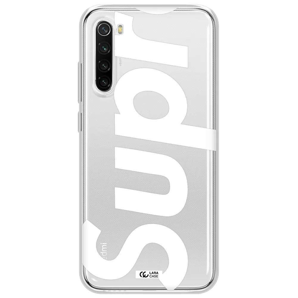Big Supreme Xiaomi Redmi Note 8T Clear Tpu Case