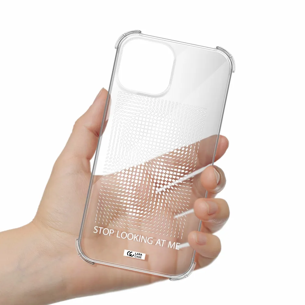 Stop Looking At Me Apple iPhone 13 Clear PC Case