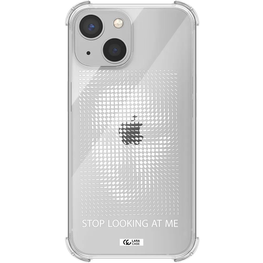 Stop Looking At Me Apple iPhone 13 mini Clear PC Case