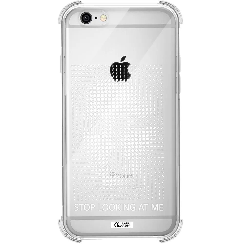 Stop Looking At Me Apple iPhone 6 Clear PC Case