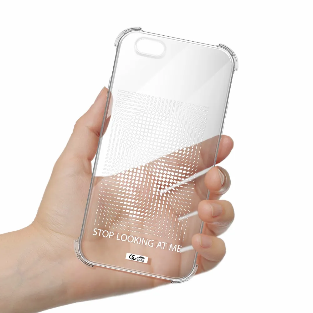 Stop Looking At Me Apple iPhone 6 Clear PC Case