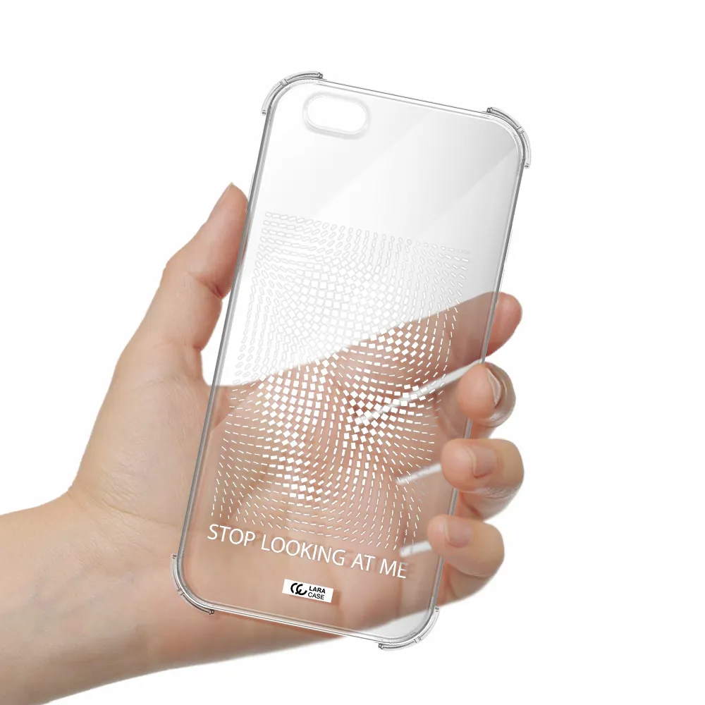 Stop Looking At Me Apple iPhone 6 s plus Clear PC Case