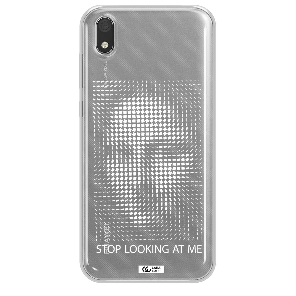 Stop Looking At Me Huawei Honor 8S Clear TPU Case