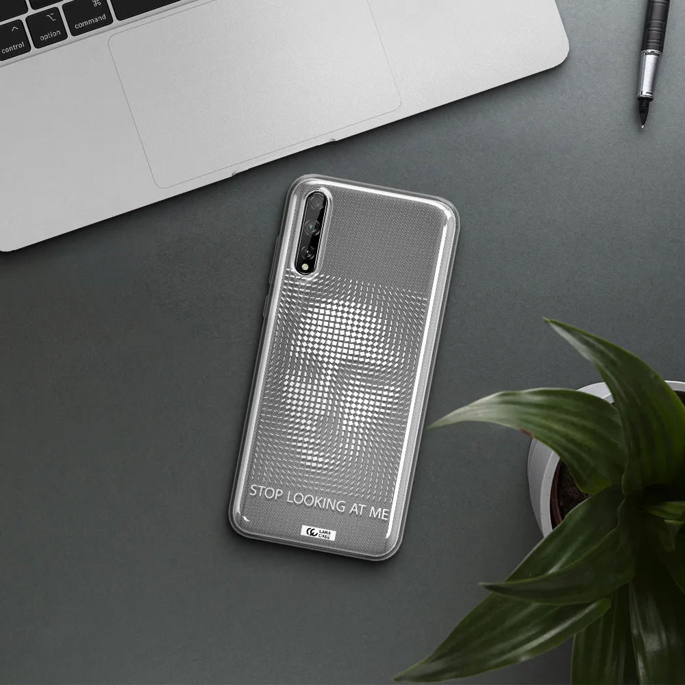 Stop Looking At Me Huawei P Smart S Clear TPU Case