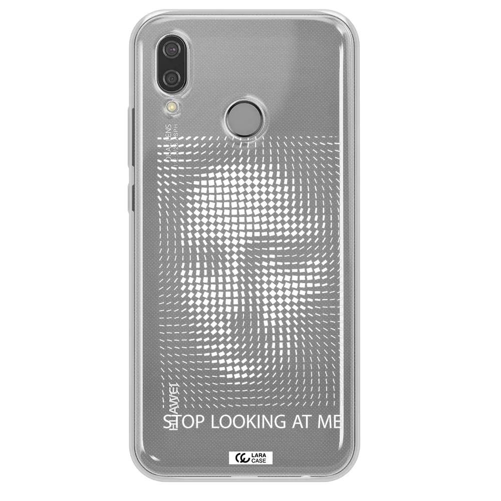 Stop Looking At Me Huawei P20 Lite Clear TPU Case