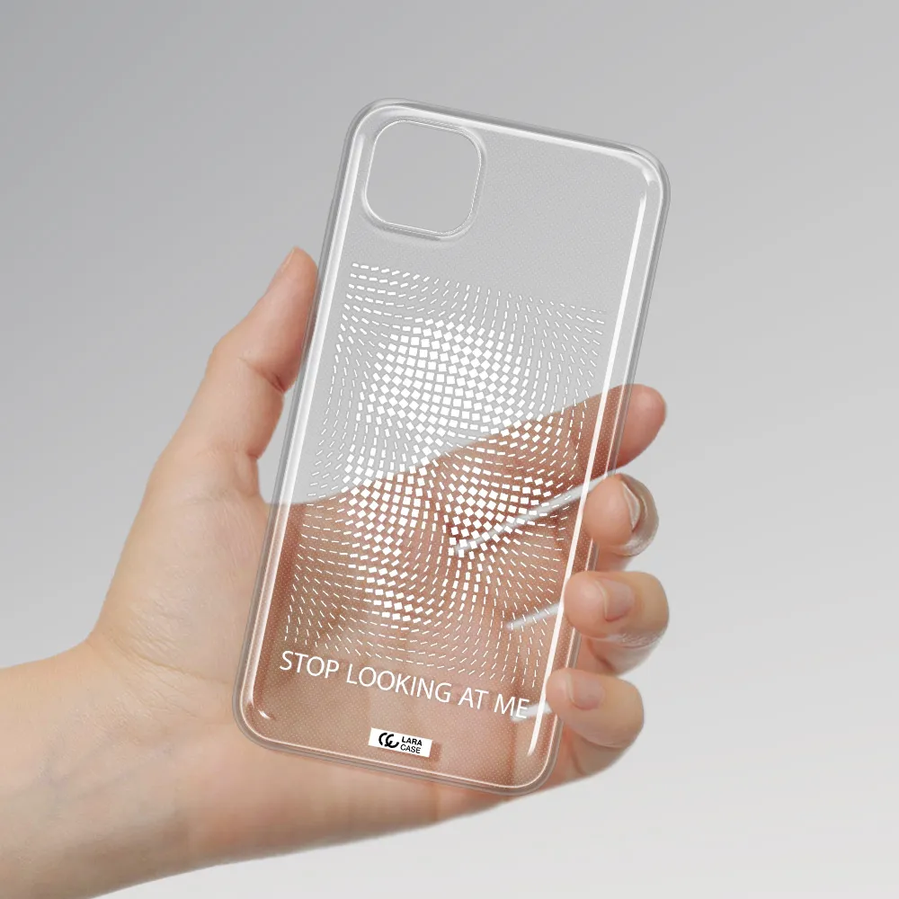 Stop Looking At Me Huawei Y5P Clear TPU Case